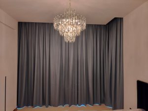 Manual American style curtains in Dubai homes